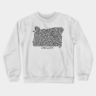 State of Oregon Maze Crewneck Sweatshirt